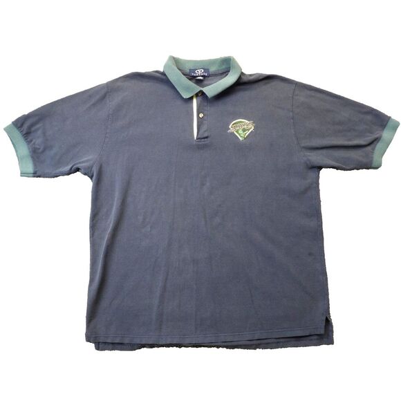 Beloit Snappers Throw Back MILB Baseball Color Block Polo Mens Size XXL USA Made - Picture 1 of 11